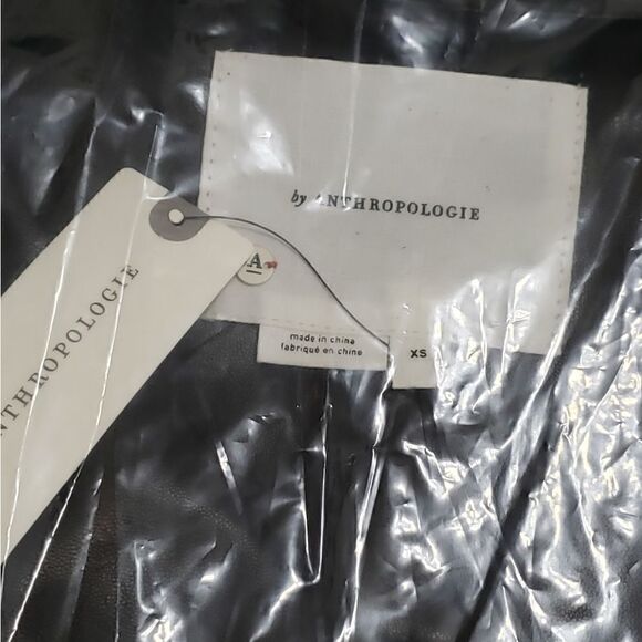 Anthropologie Faux Leather Eyelet Jacket NWT - Picture 7 of 8